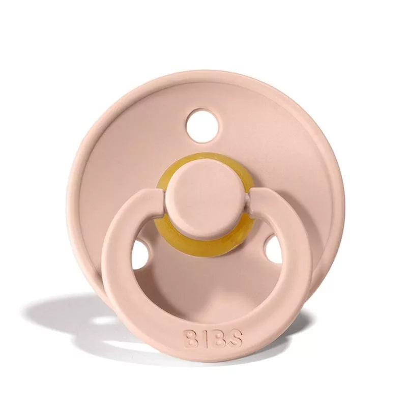 BIBS Colour Latex Pacifier - Blush Size 1. 0+ Months Single Pc Bibs