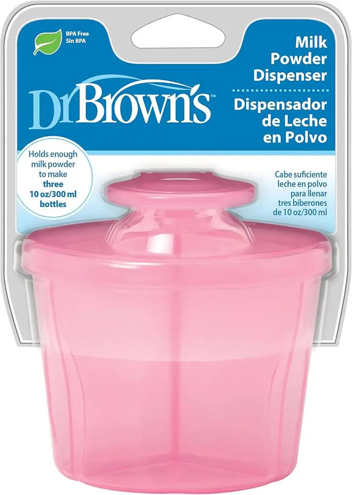 Dr Brown's Milk Powder Dispenser Blue and Pink Dr Browns