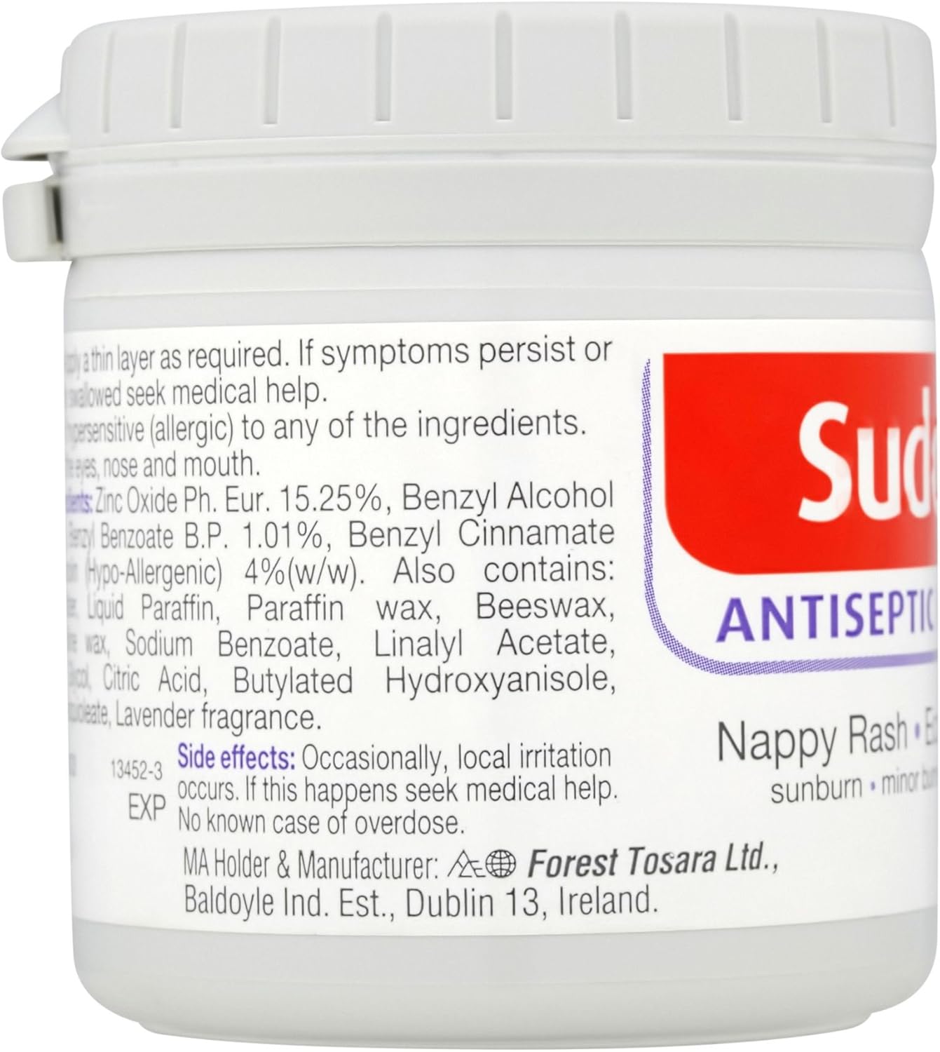 Sudocrem Antiseptic Healing Cream 125g 1 Unit. Sudocrem