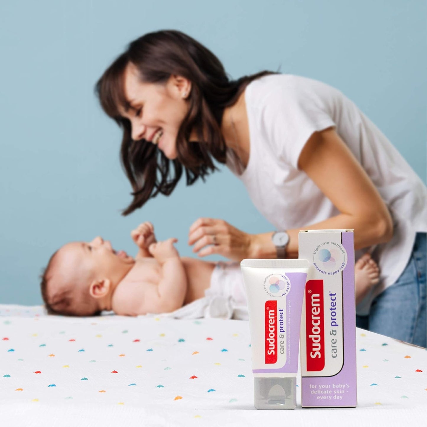 Sudocrem® Care & Protect™ Nappy Cream - Triple Care Ointment Protects Against Nappy Rash, 30g Sudocrem
