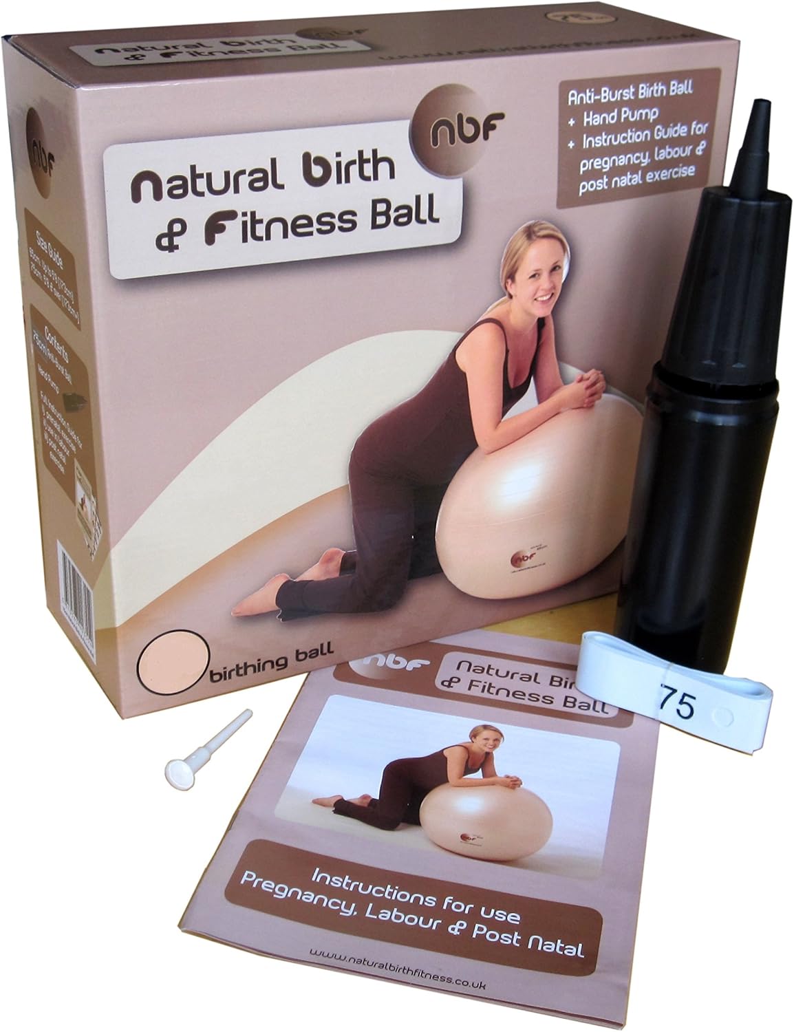 Natural Birth & Fitness Ball & Pump Birth Ease