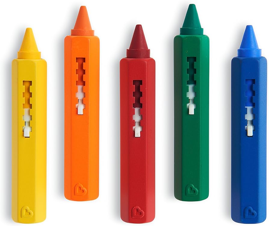 Kids Set of 4 Rainbow Bath Crayon Munchkin