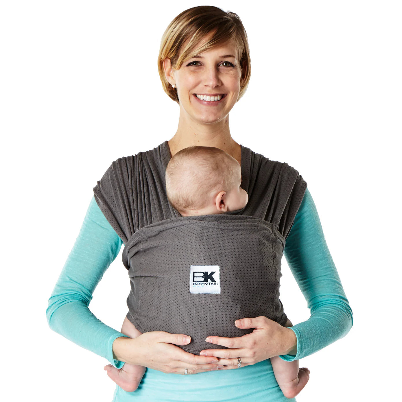 Baby K'tan Breeze Baby Carrier – Black, Comfortable & Breathable, One Size Fits Most Baby K'tan