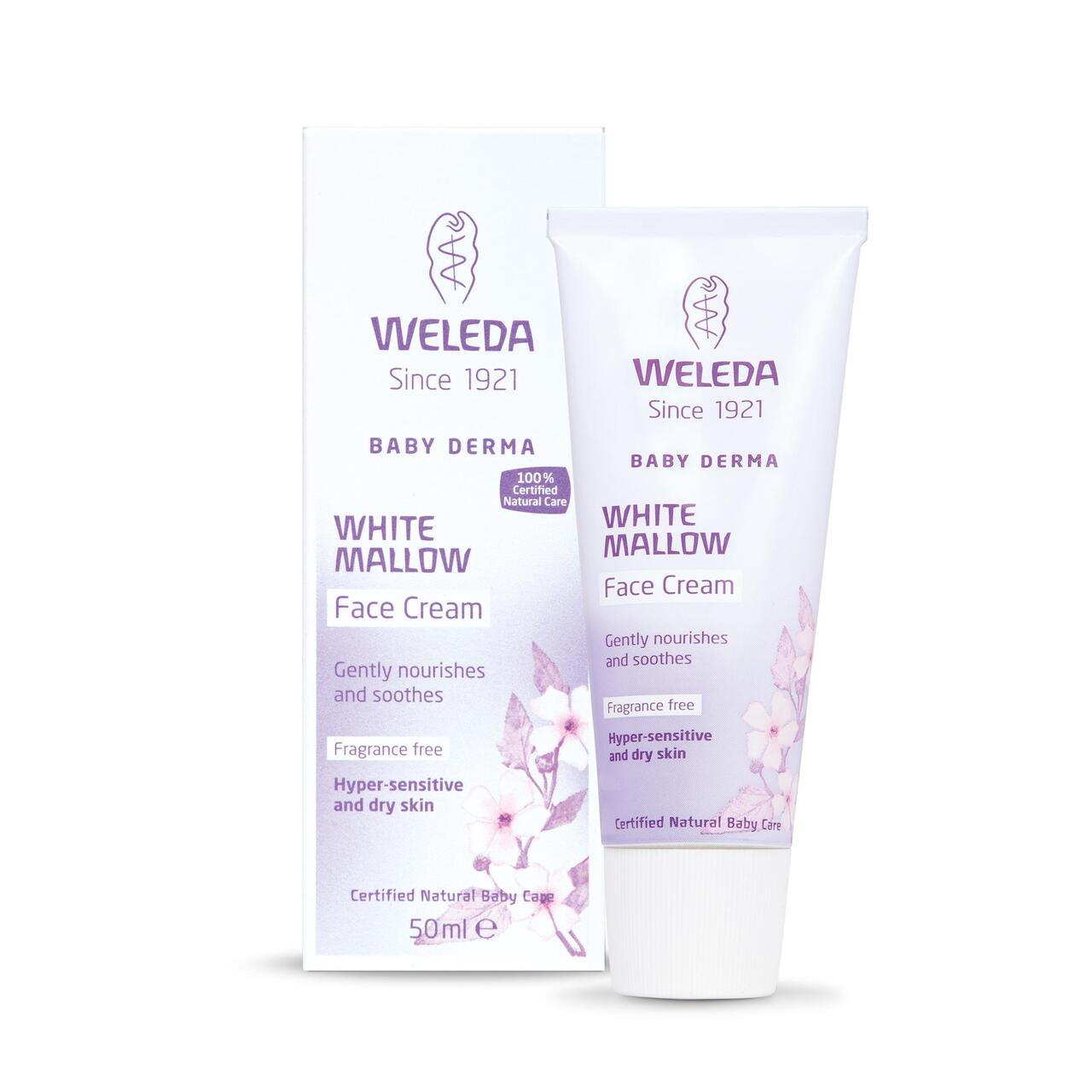 Weleda Baby White Mallow Face Cream. 50ml Weleda