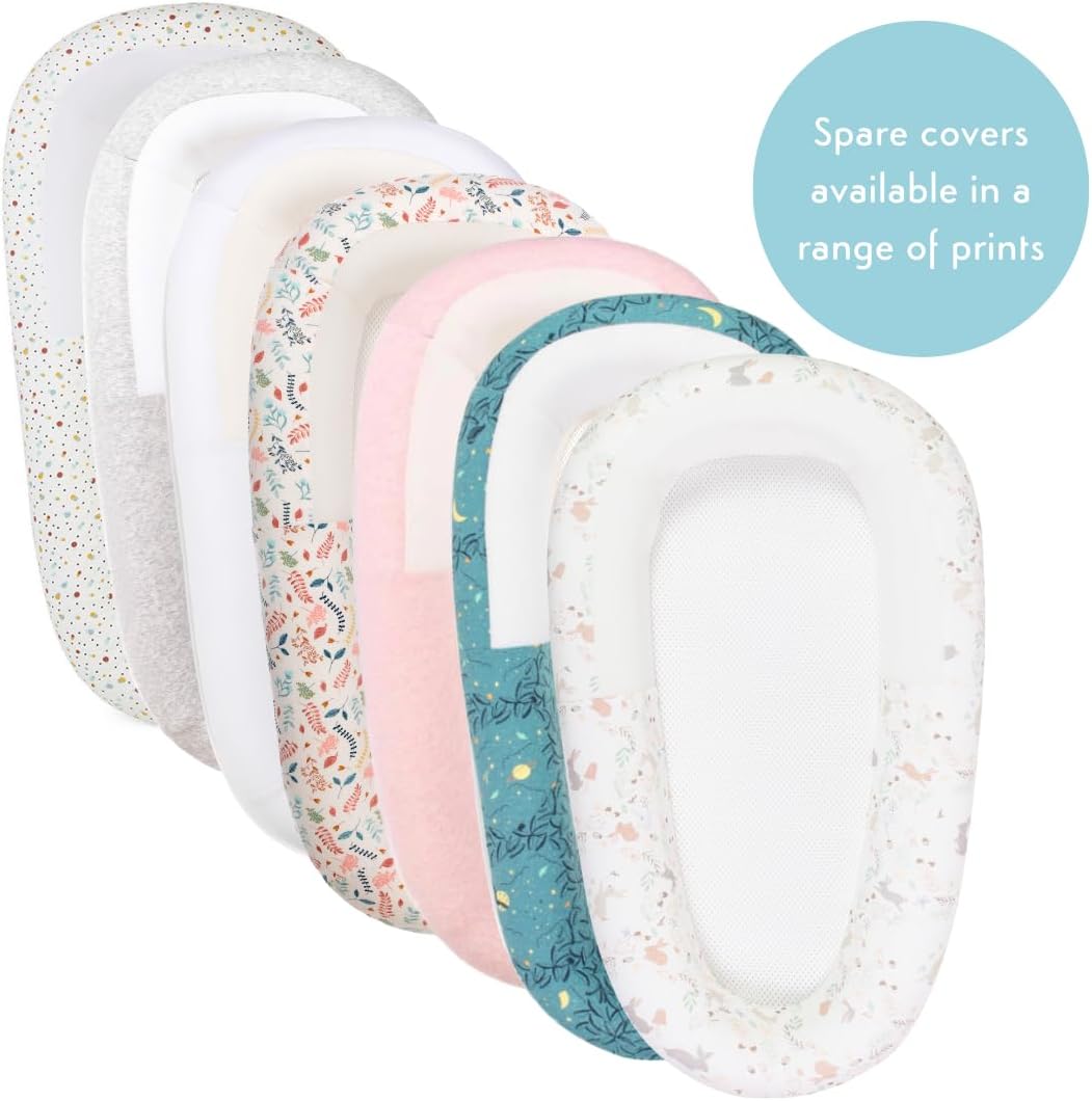 Purflo Sleeptight Baby Bed – Breathable & Portable Infant Lounger, Animal Safari Print Purflo