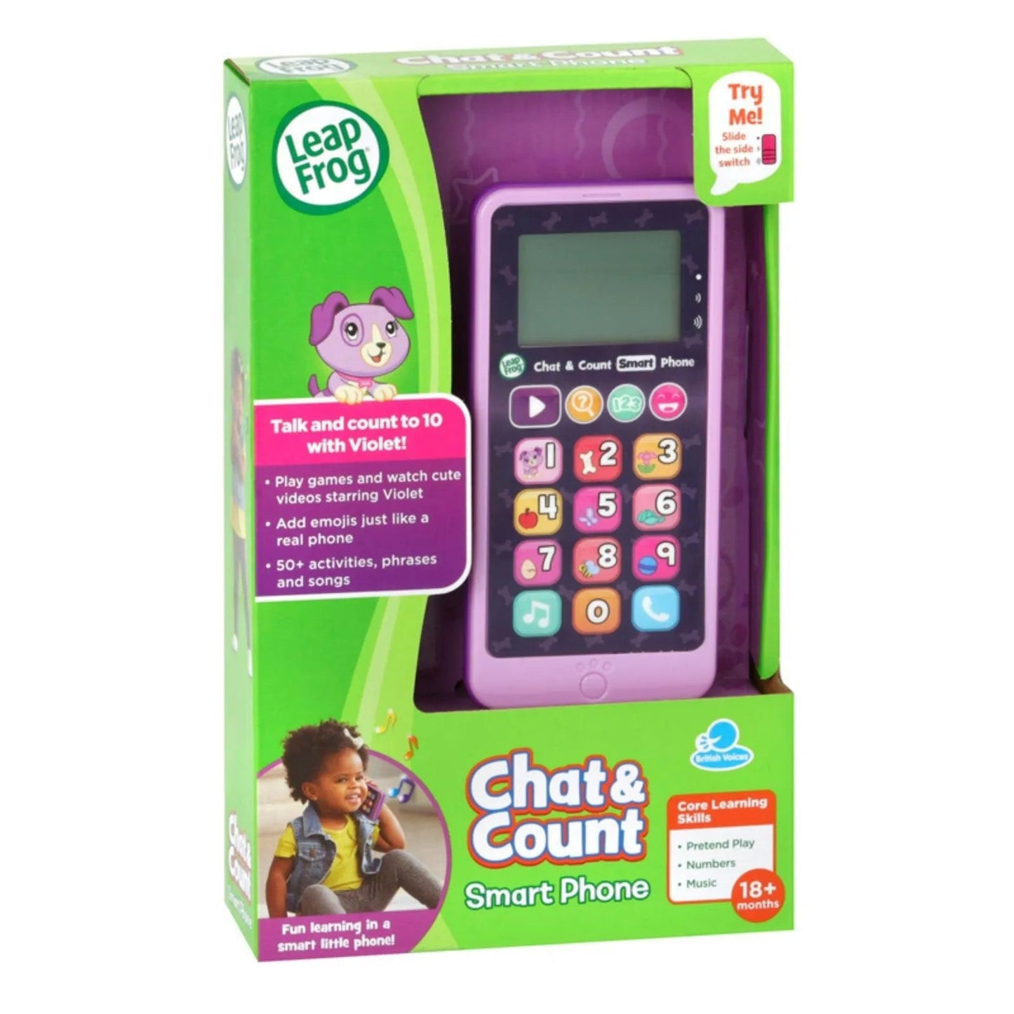 Leapfrog Chat and Count Smart Phone, Scout, Kids Mobile Leap Frog