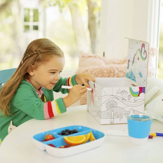 Munchkin Colour Me Hungry Splash 7-Piece Toddler Dining Gift Set. Munchkin