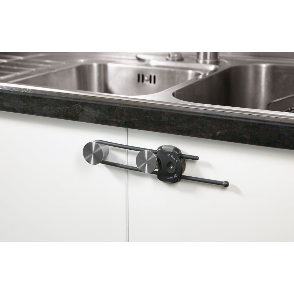 Safety 1St Cabinet Slide Lock Black Safety 1st