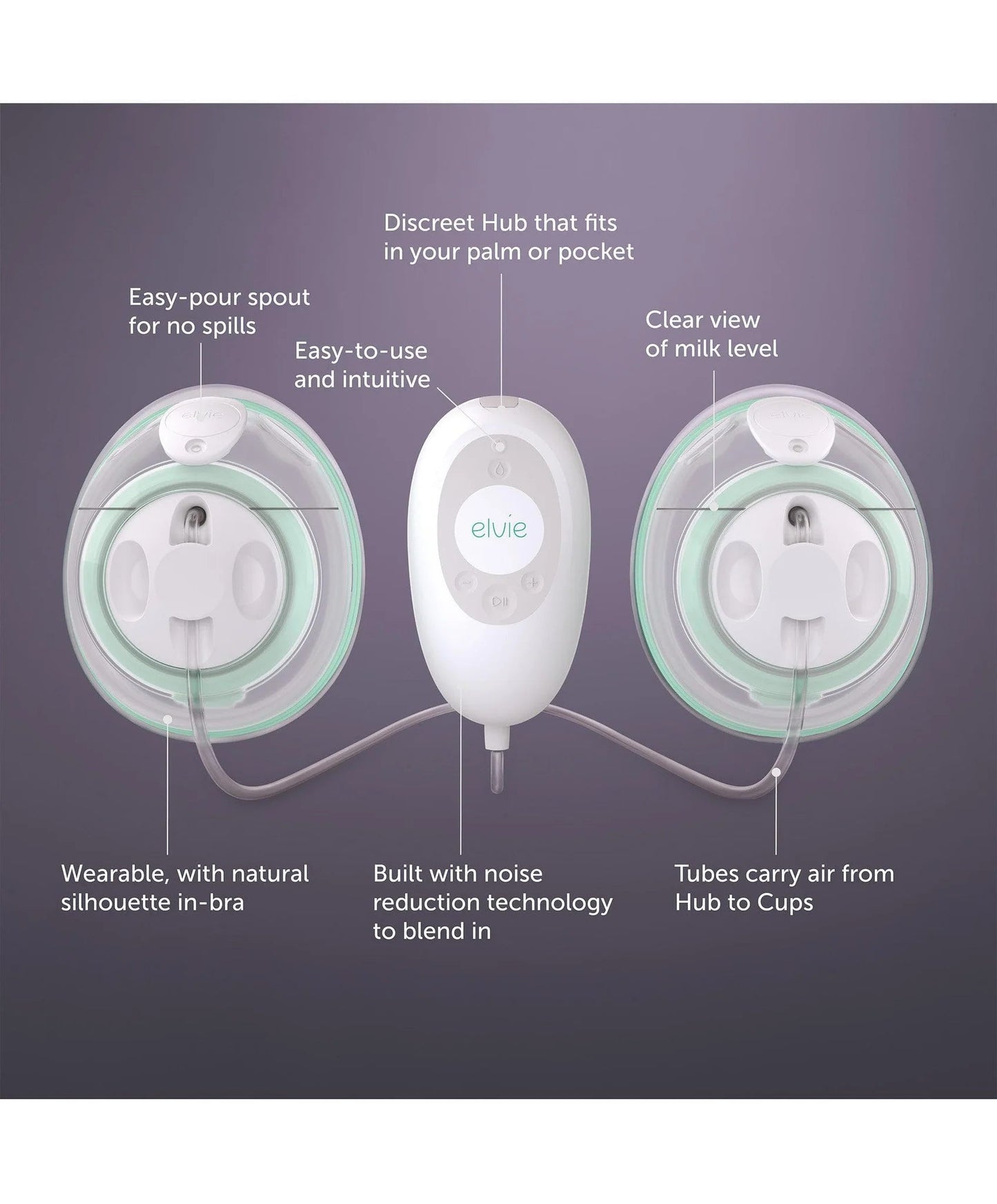Elvie Stride Double Electric Breast Pump Elvie