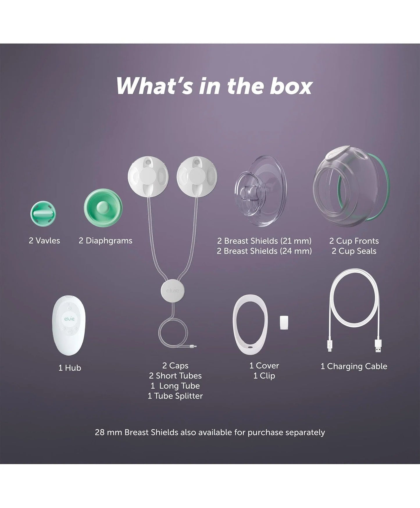 Elvie Stride Double Electric Breast Pump Elvie