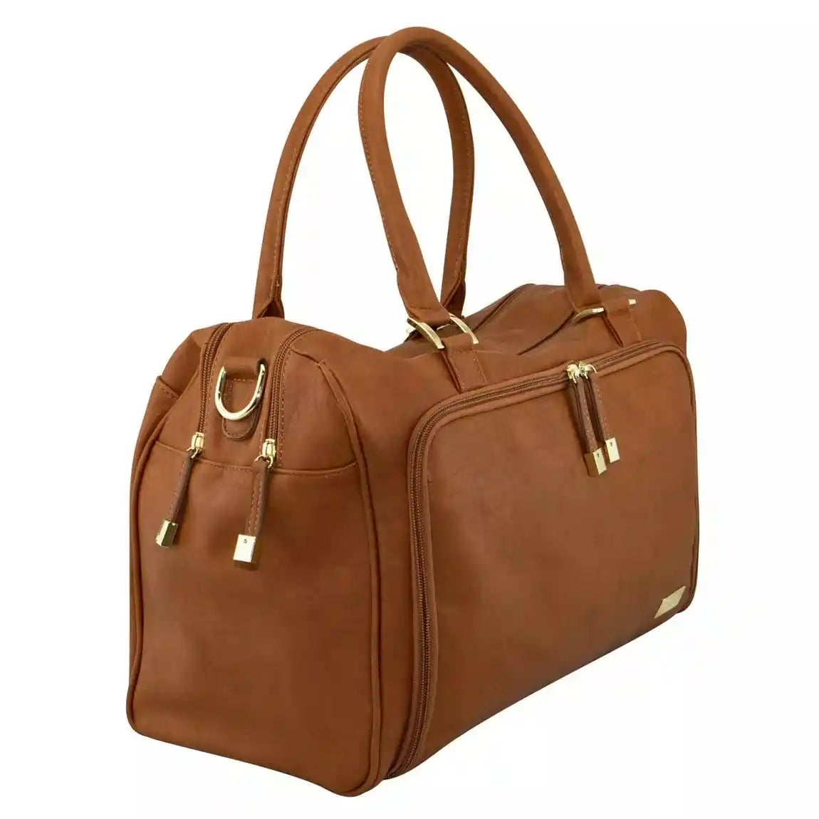Double Zip Satchel Changing Bag Amber Isoki