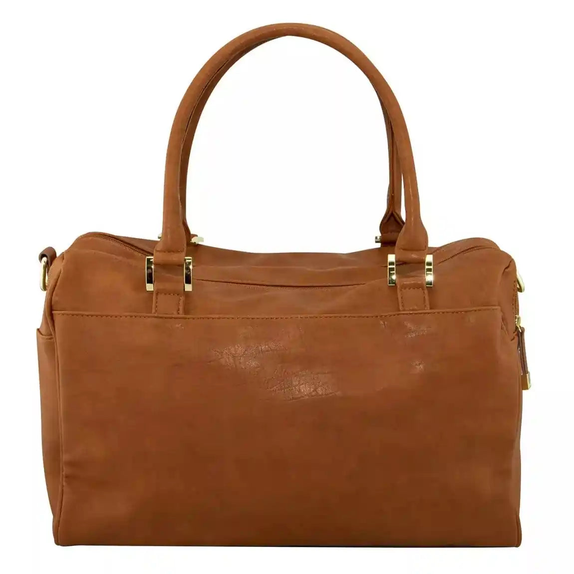 Double Zip Satchel Changing Bag Amber Isoki