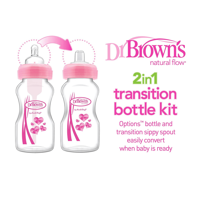 Dr. Brown's 2-in-1 Baby Transition Kit Dr Browns