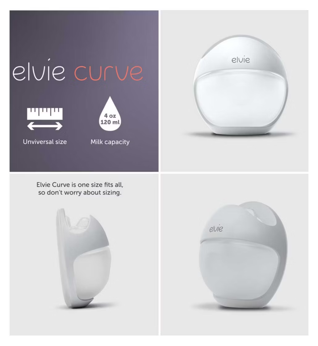 Elvie Curve Silicone Breast Pump Elvie