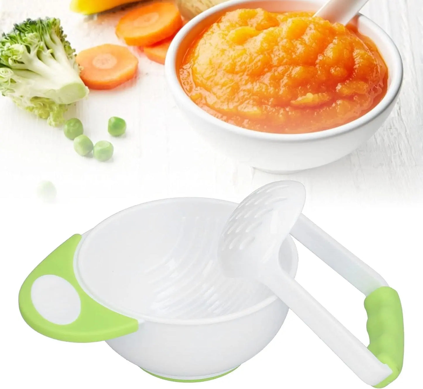 NUK Baby Food Masher and Bowl | 6 Months + NUK