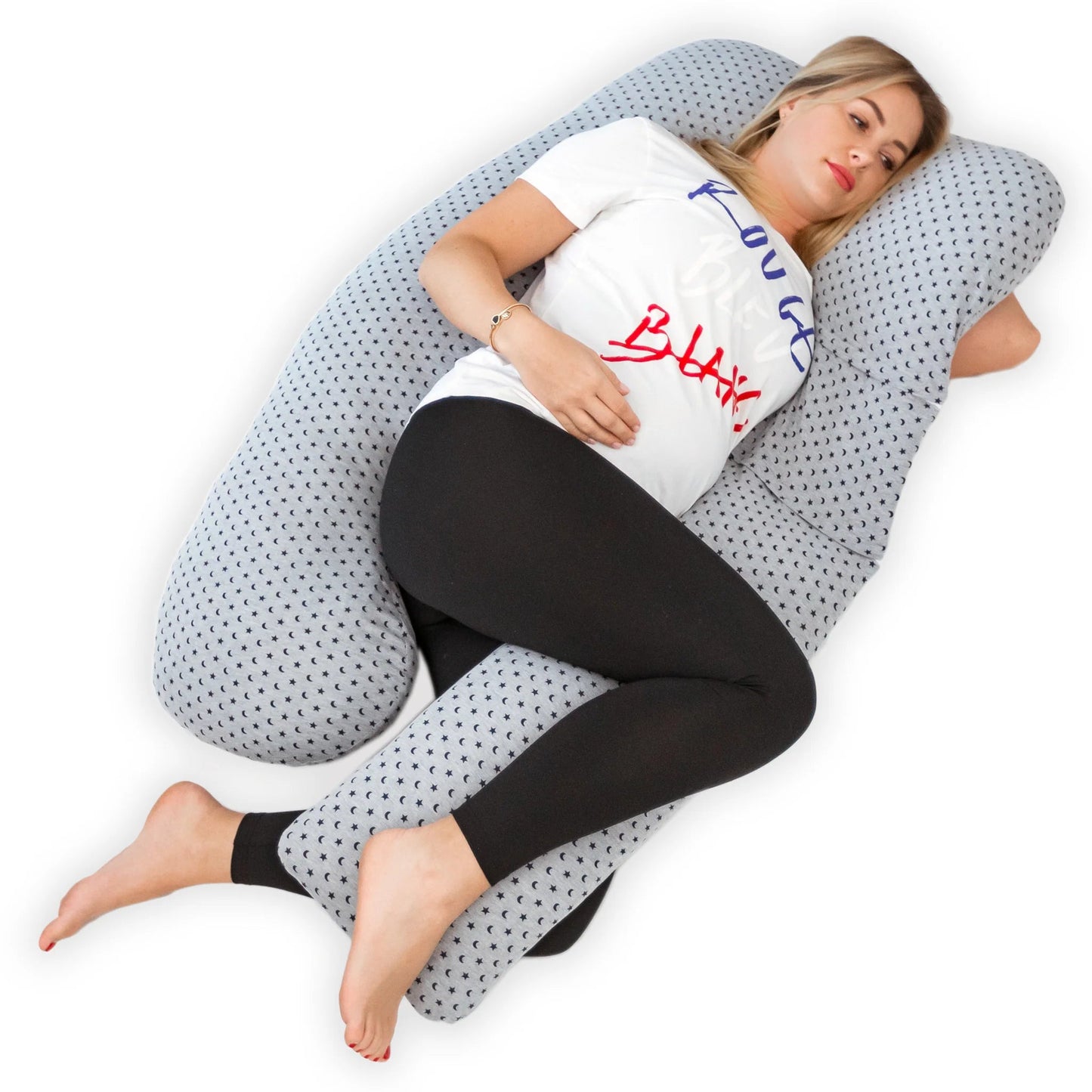 U Shape Pregnancy Pillow - Stars & Moons Kolbray