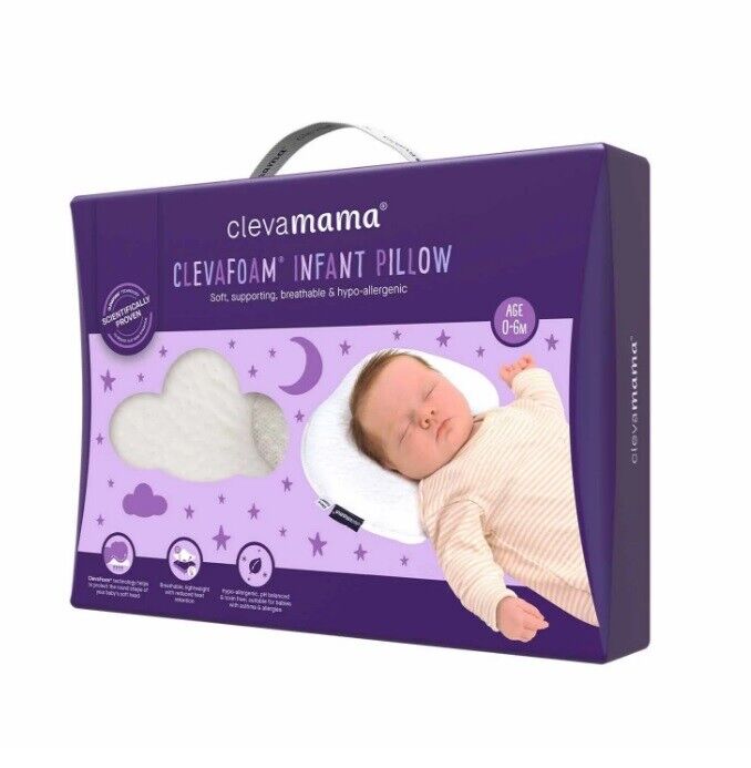 ClevaMama ClevaFoam Infant Baby Pillow Clevamama