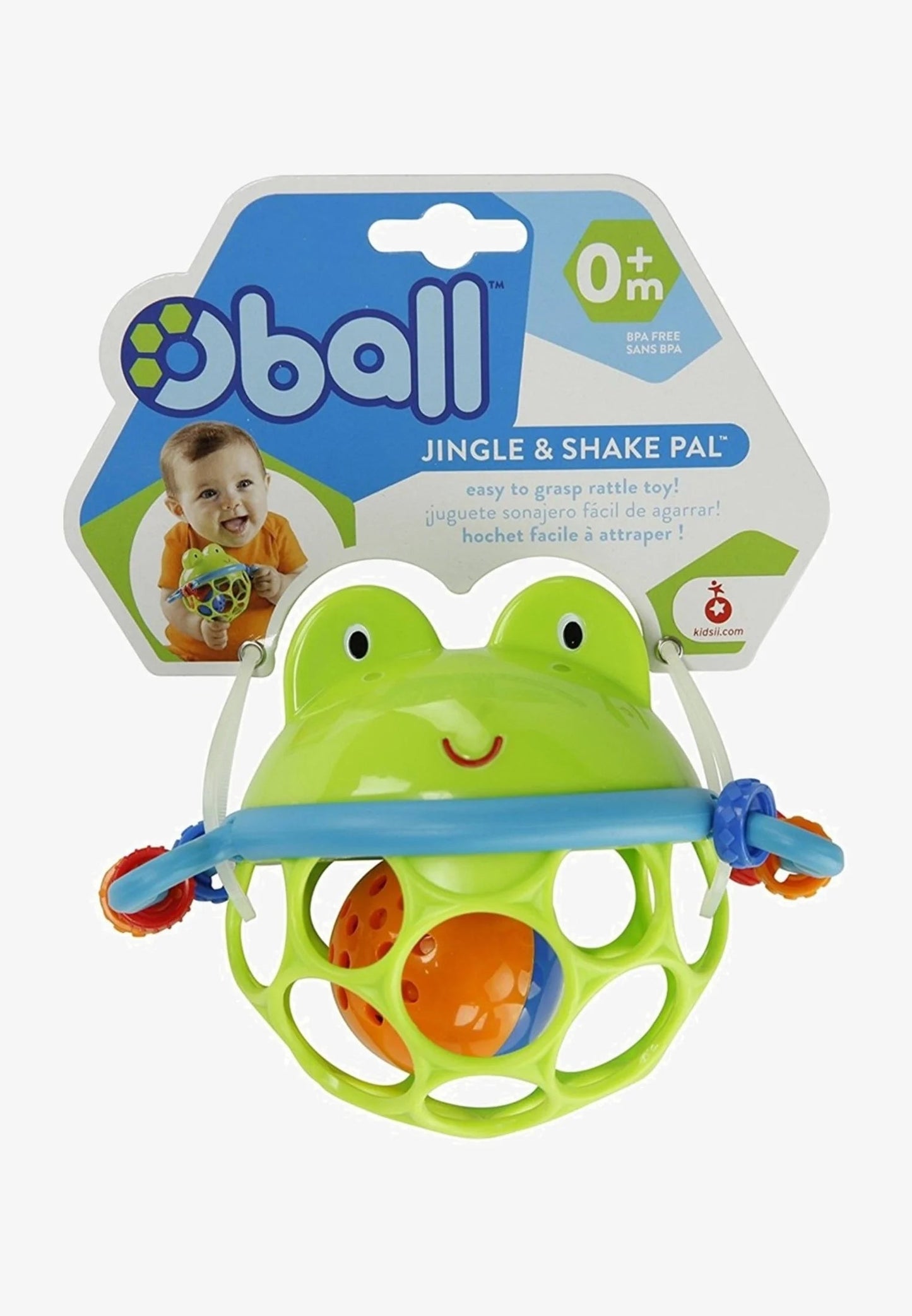 Bright Starts Oball Jingle & Shake Pal Frog Rattle Bright Strarts