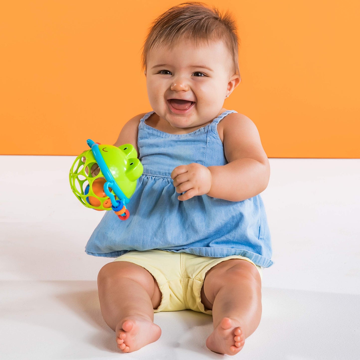 Bright Starts Oball Jingle & Shake Pal Frog Rattle Bright Strarts