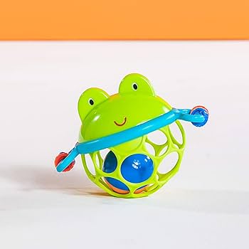 Bright Starts Oball Jingle & Shake Pal Frog Rattle Bright Strarts