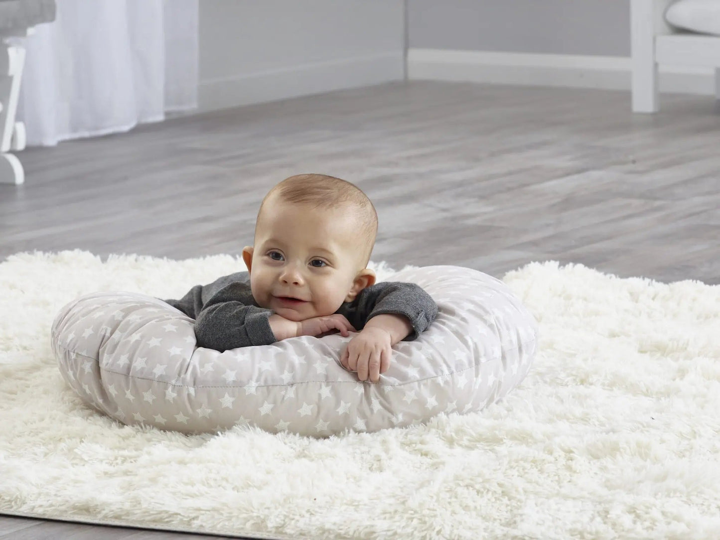 Kinder Valley Grey Star Donut Nursing Pillow Kinder Valley