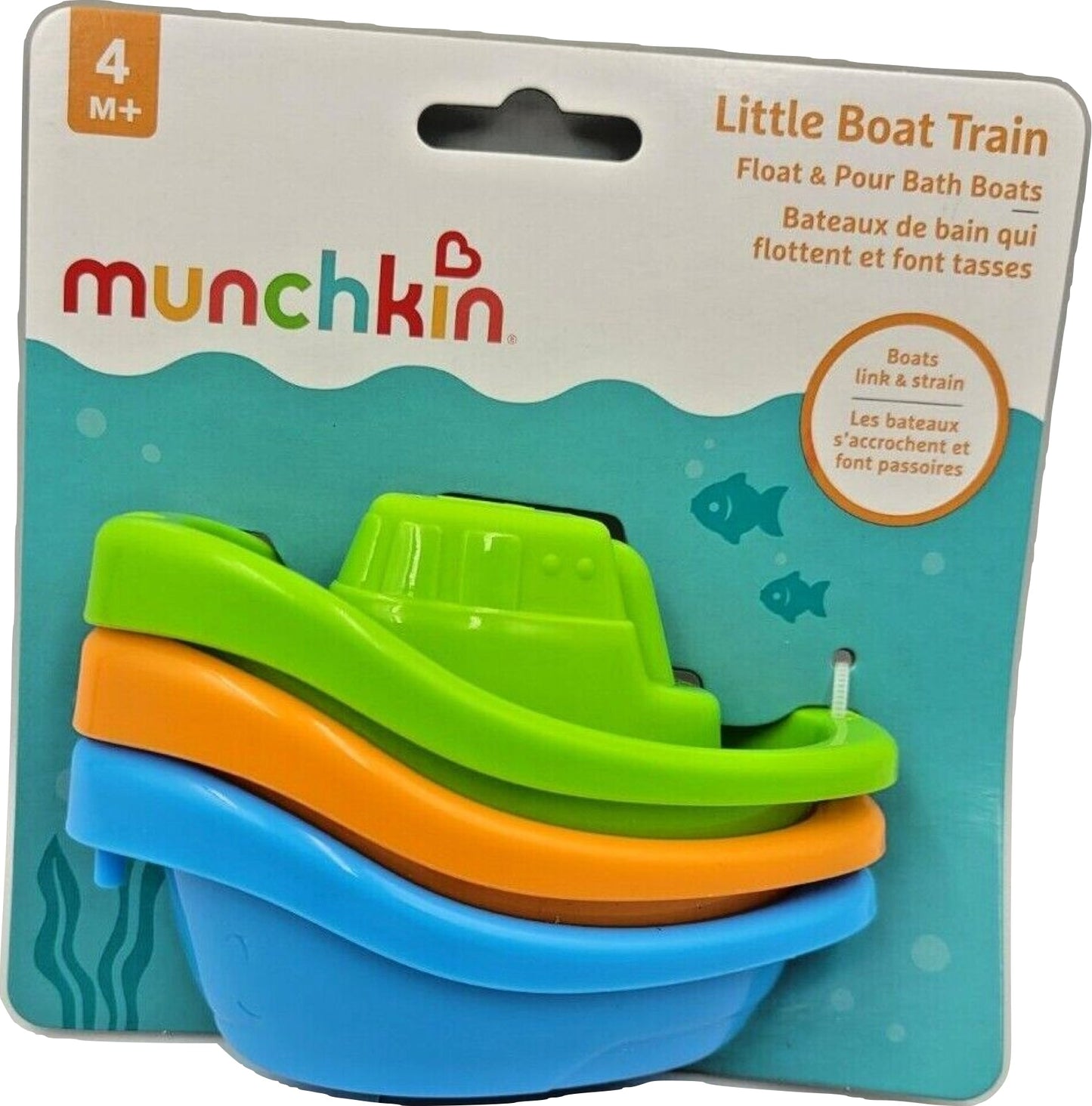 Munchkin Little Boat Train Bath Sand Toy Set Baby Toddler Munchkin