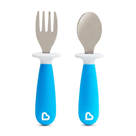 Munchkin - Raise Toddler Fork & Spoon Set - Colours Munchkin