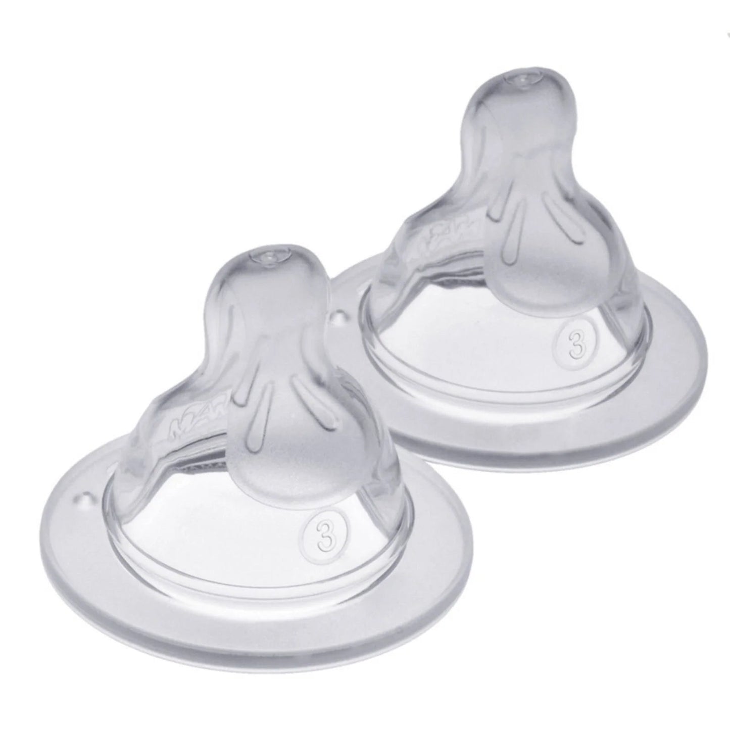 MAM SkinSoft Silicone Teat Fast Flow Pack of 2 Mam