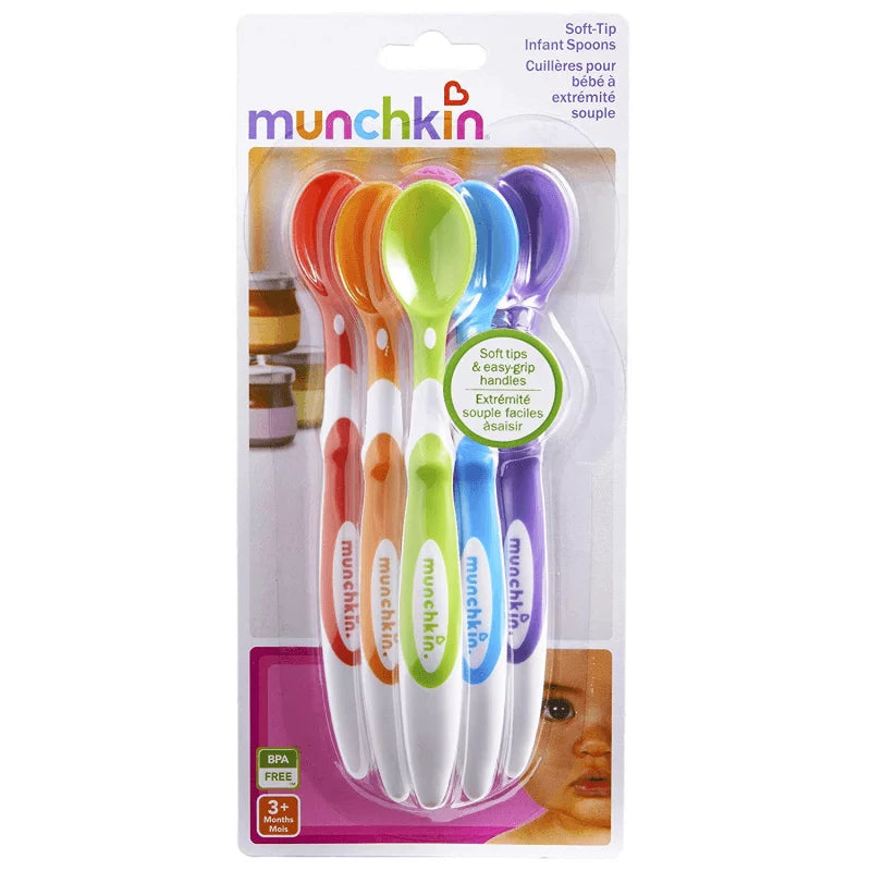 Munchkin 6 Soft Tip Baby Spoons Munchkin