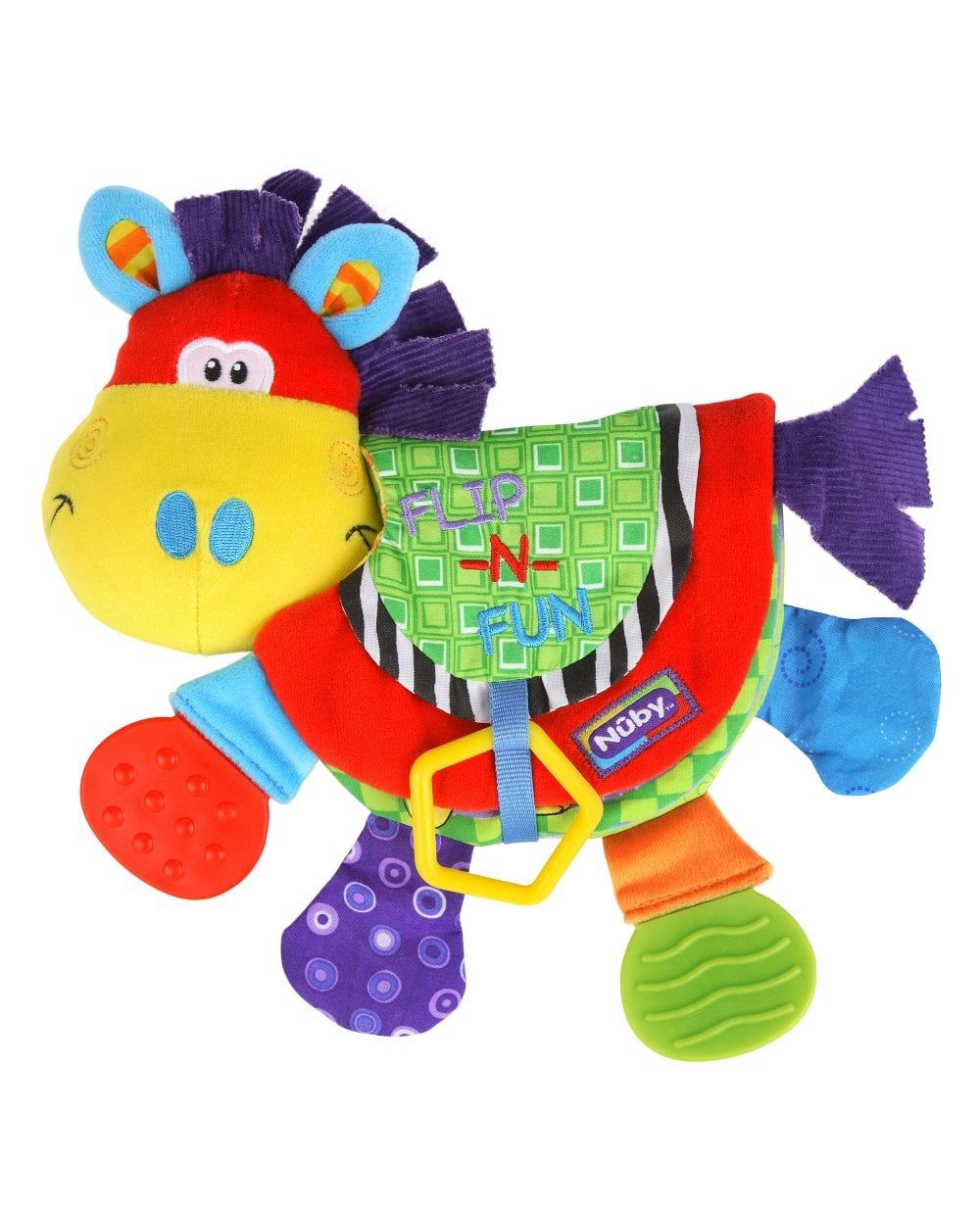 Flip Flop Book Teether Toy Nuby