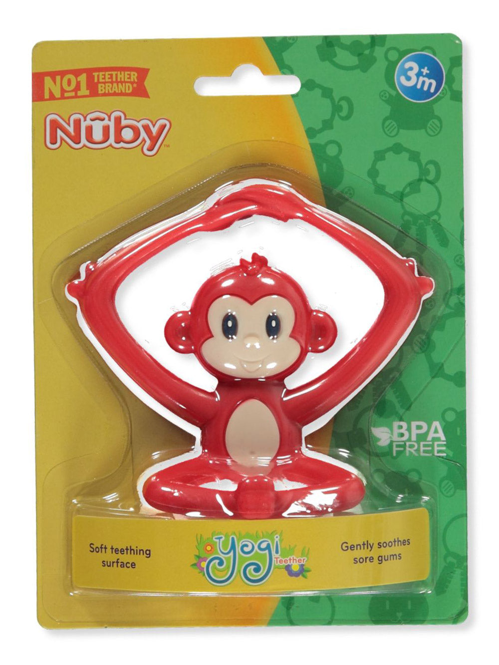 Nuby Yogi Animal Teether Welcome Baby