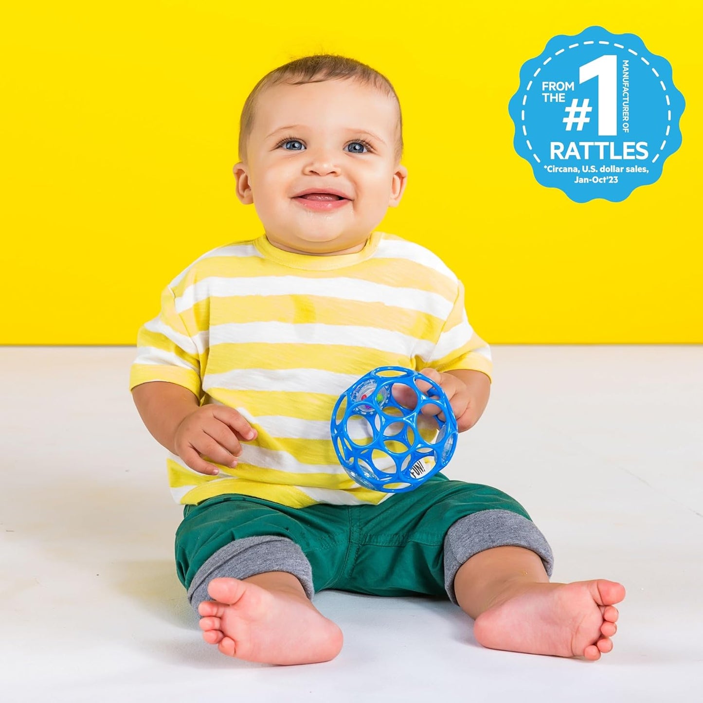 Bright Starts Oball Rattle Easy-Grasp Toy Bright Strarts