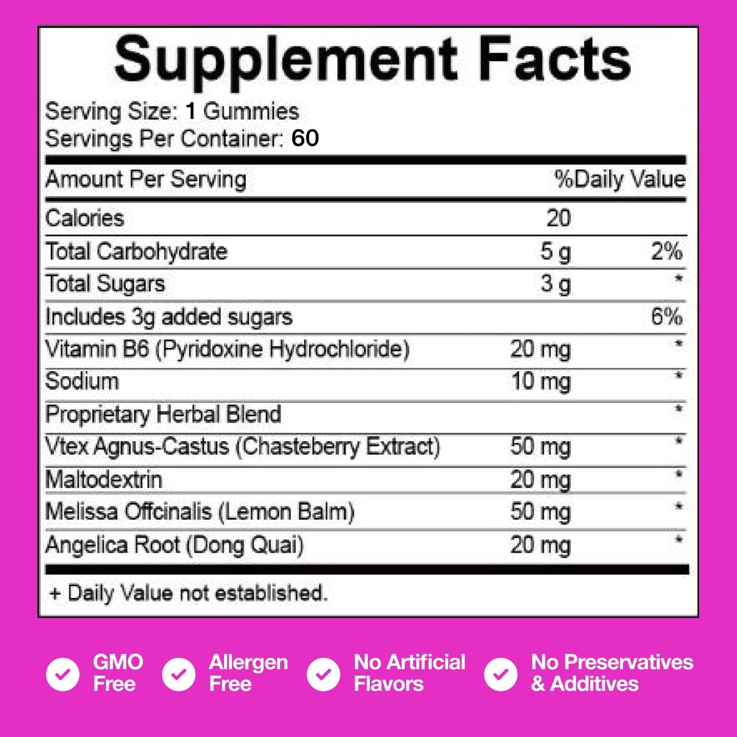 Welcome Pharma PMS Hormone Balance for Women Gummies Welcome Pharma