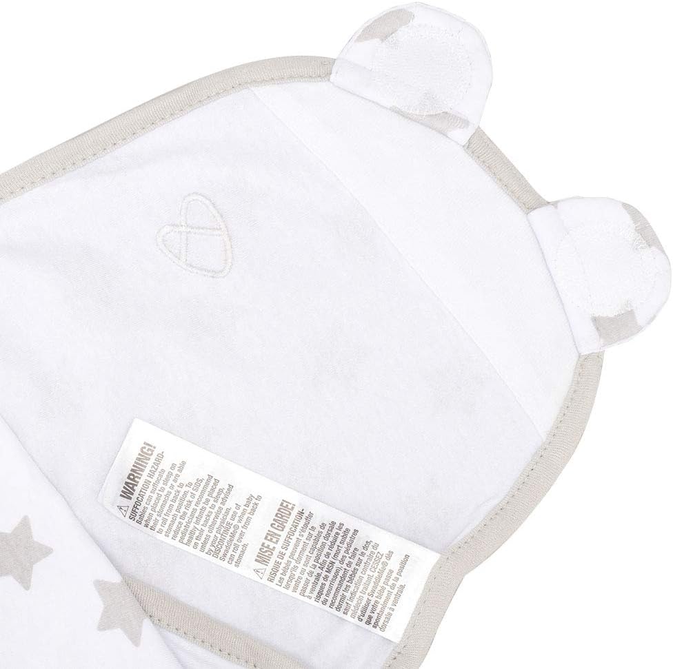 Summer Infant - Swaddleme SM 1PK Gray Star Cotton Original Summer Infant