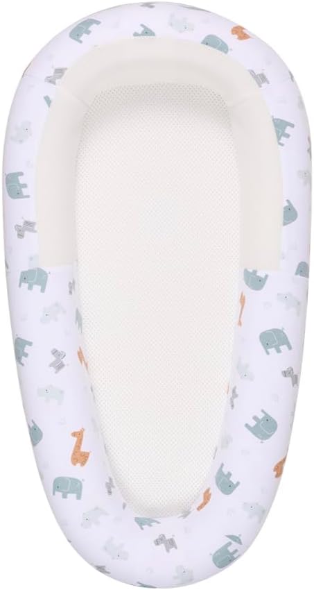 Purflo Sleeptight Baby Bed – Breathable & Portable Infant Lounger, Animal Safari Print Purflo