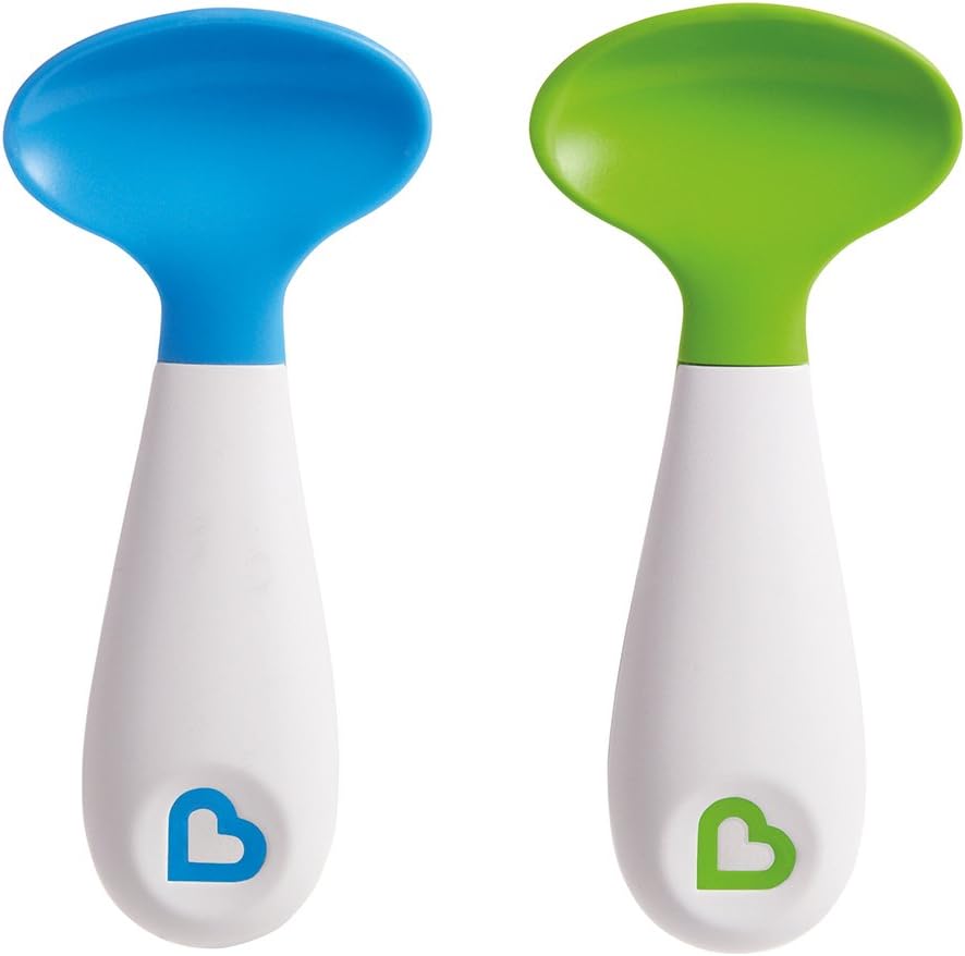 Munchkin Infant Scooper Spoons, Blue/Green Munchkin