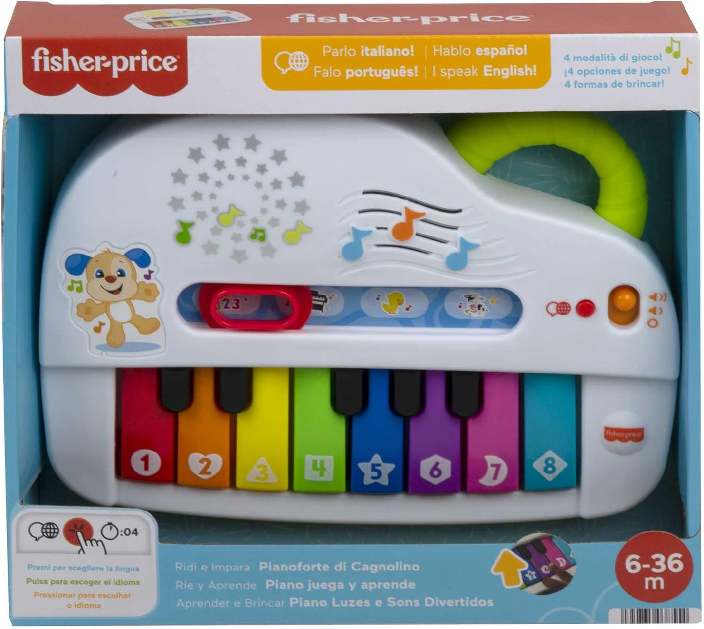 Fisher-Price Silly Sounds Light-Up Piano, Fisher Price