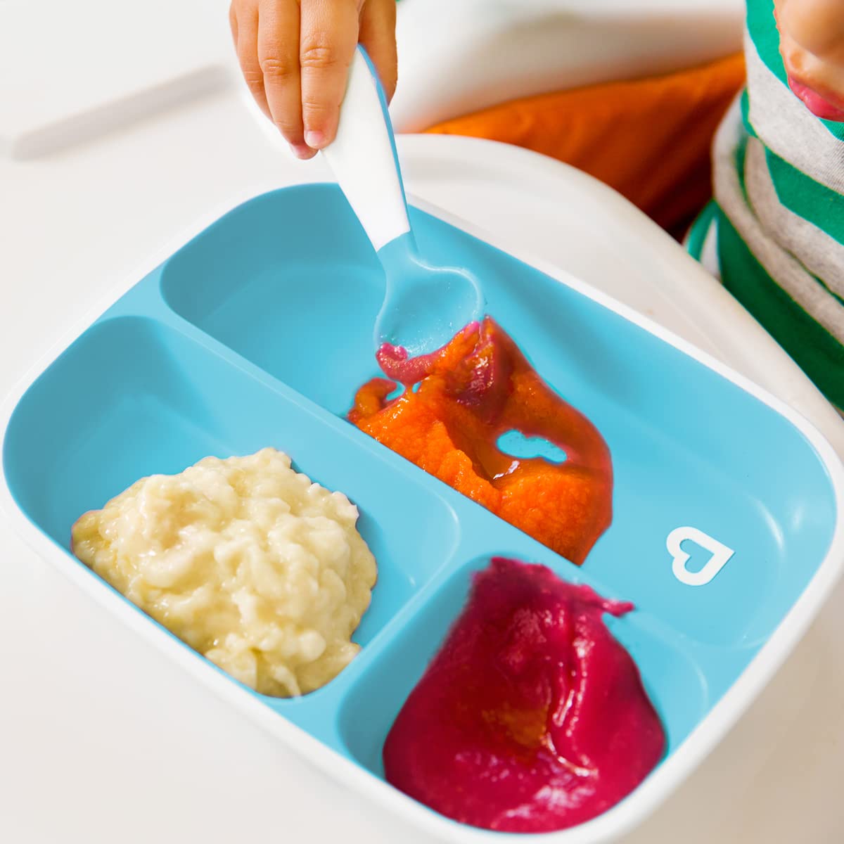 Munchkin Splash™ Toddler Divided Plates x 2 per pack Munchkin