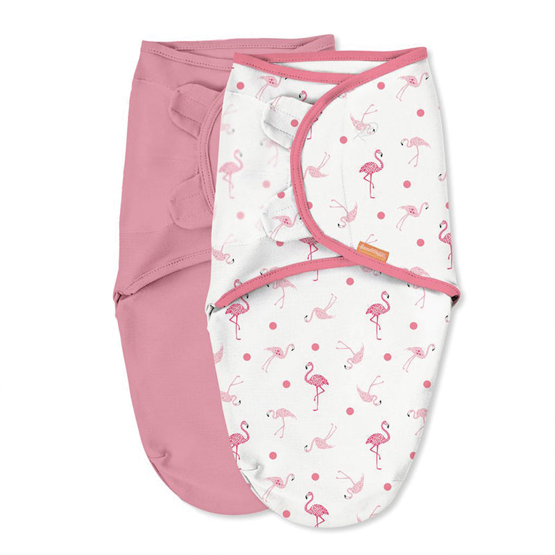 SwaddleMe Original Flamingo Swaddle 2Pk Welcome Baby