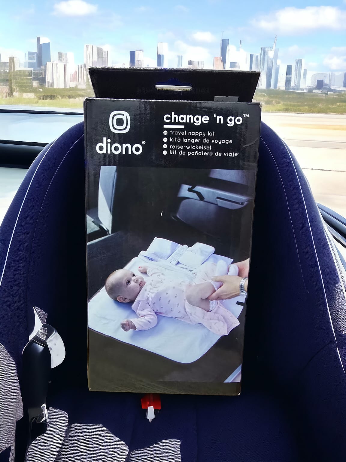 Diono Change 'n Go Cushioned Changing Pad with Storage Pockets, Diono