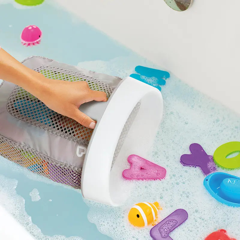 Super Scoop™ Bath Toy Organiser Grey Munchkin