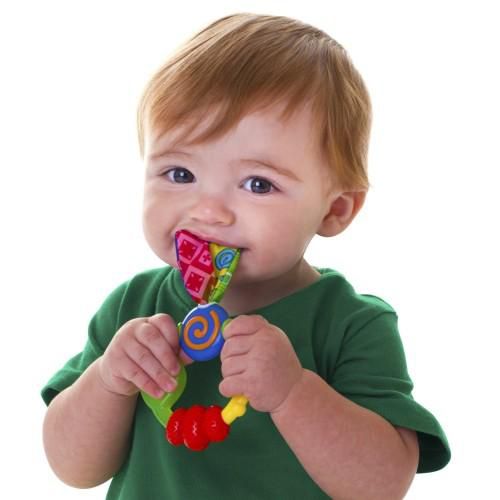 Shop Nuby Wacky Teether Ring - Soft Silicone Teething Toy Nuby
