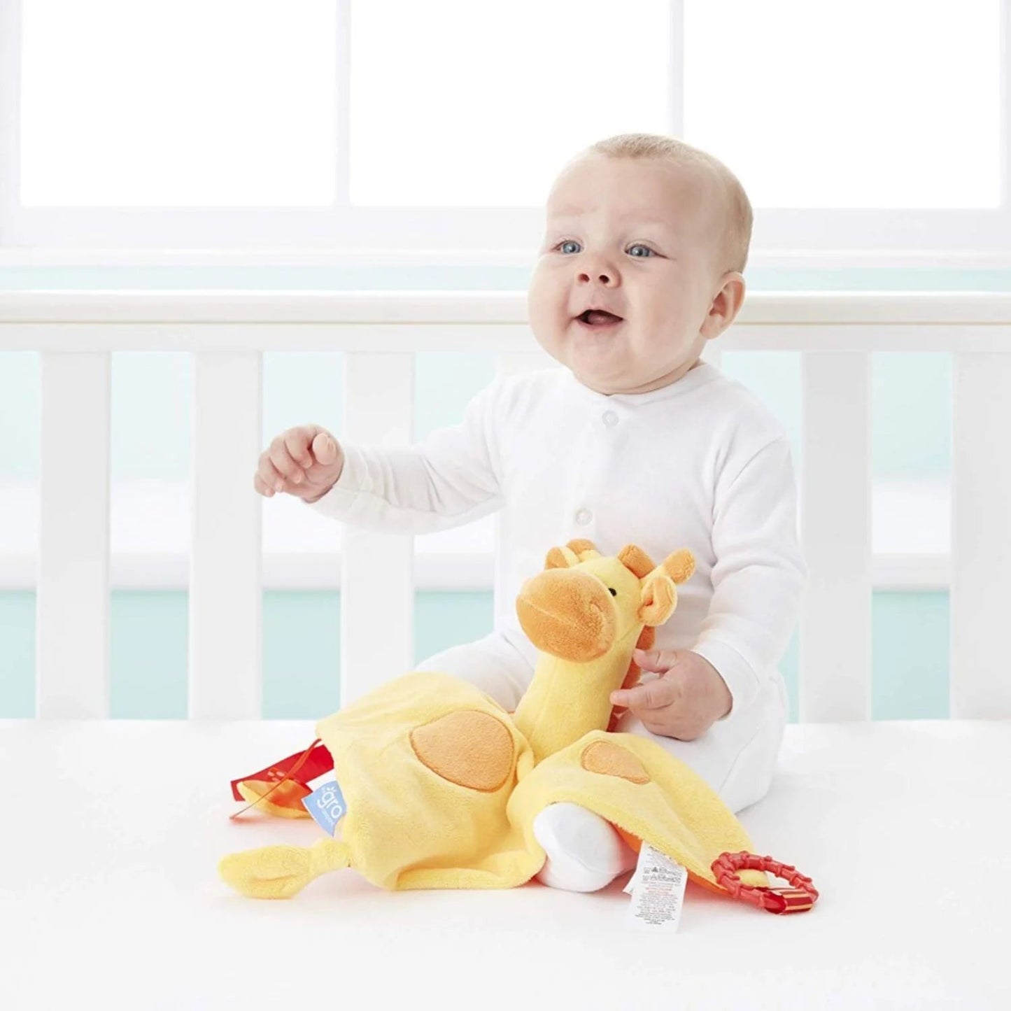 The Tommee Tippee Giraffe Baby Soft Comforter Toy. Tommee Tippee
