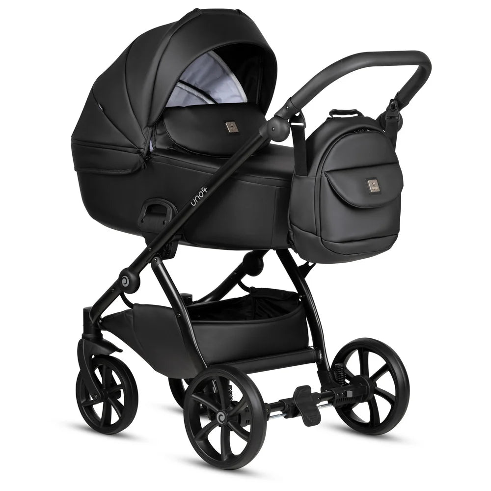 Tutis UNO5+ Leather Jet Black 699 Travel System 2in1 / 3in1 / 4in Tutis UNO+