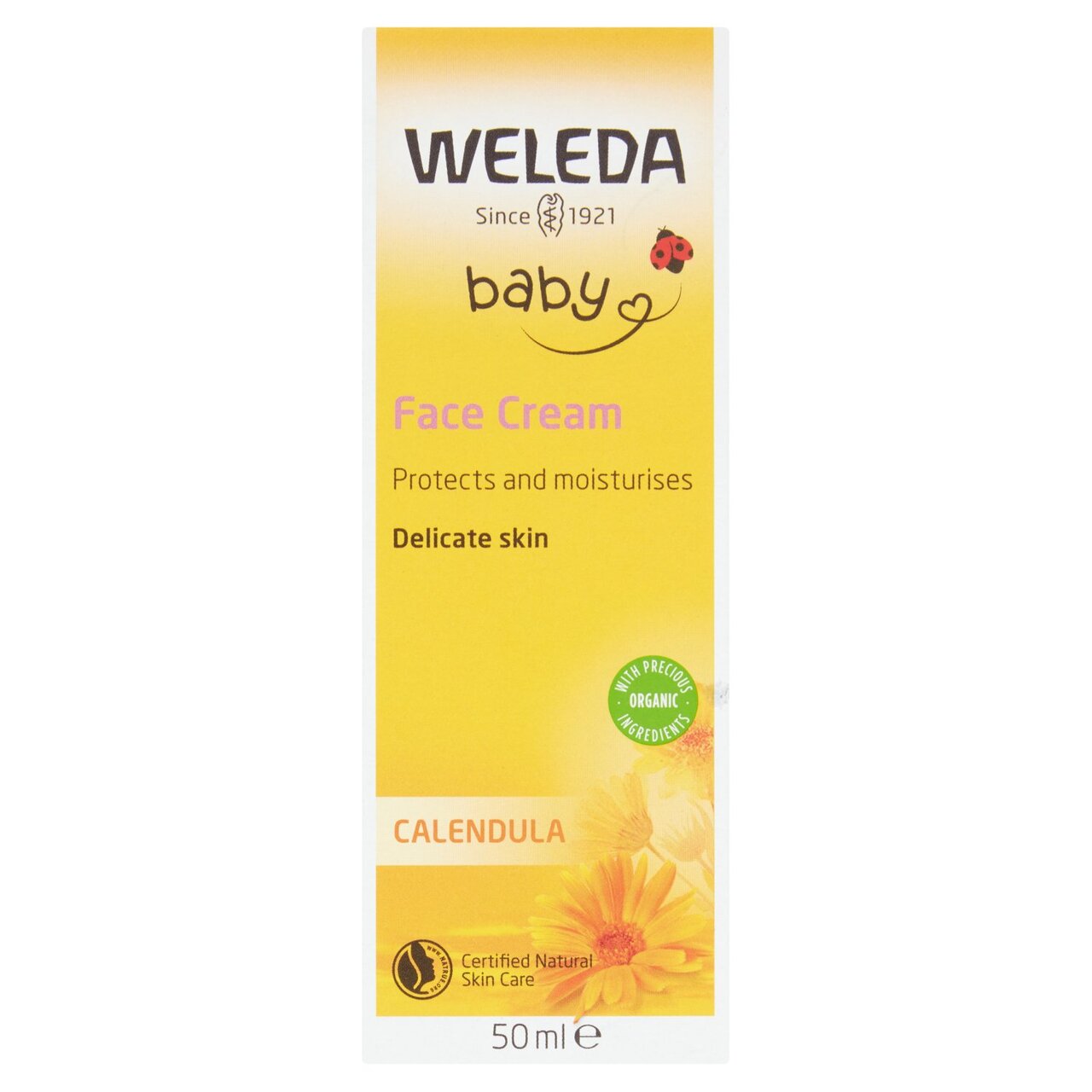 Weleda Baby Natural Calendula Face Cream. 50ml Weleda