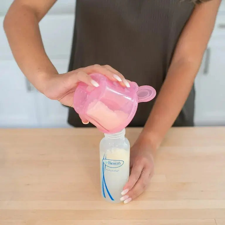 Dr Brown's Milk Powder Dispenser Blue and Pink Dr Browns
