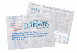 Dr. Brown’s Microwave Steam Reusable Steriliser Bags, , 5-ct Dr Browns