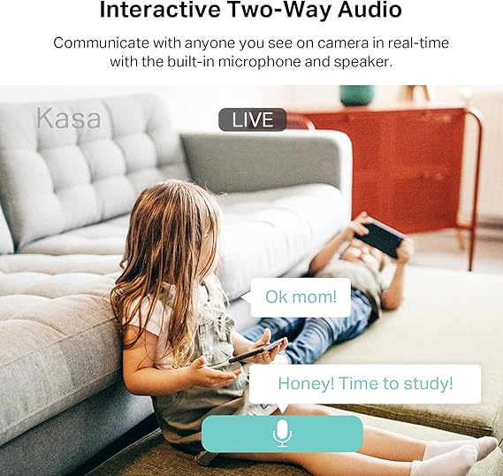 Kasa Smart 2K Security Camera for Baby monitor Welcome Baby