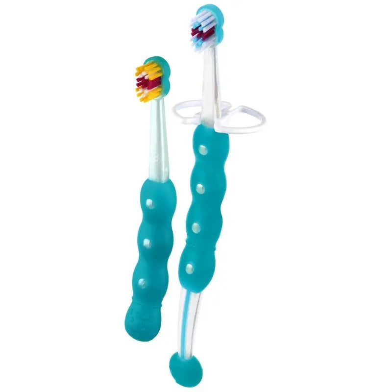 Mam Baby's Brush Toothbrush with Safety Ring, 6 Months + Mam