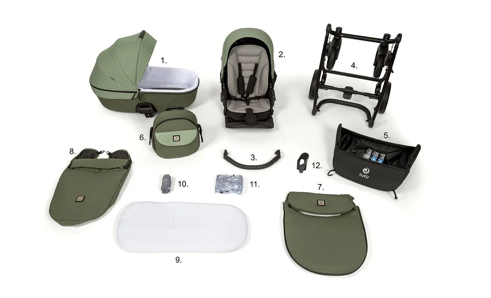 Tutis UNO5+ Risso 142 Travel System 2in1 / 3in1 / 4in1 Tutis UNO+